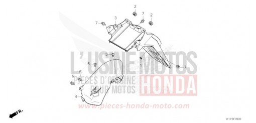 KOTFLUEGEL, HINTEN WW125AP de 2023